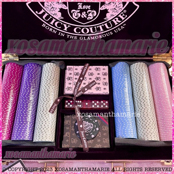 Rare Juicy Couture Poker Set - Picture 4 of 16
